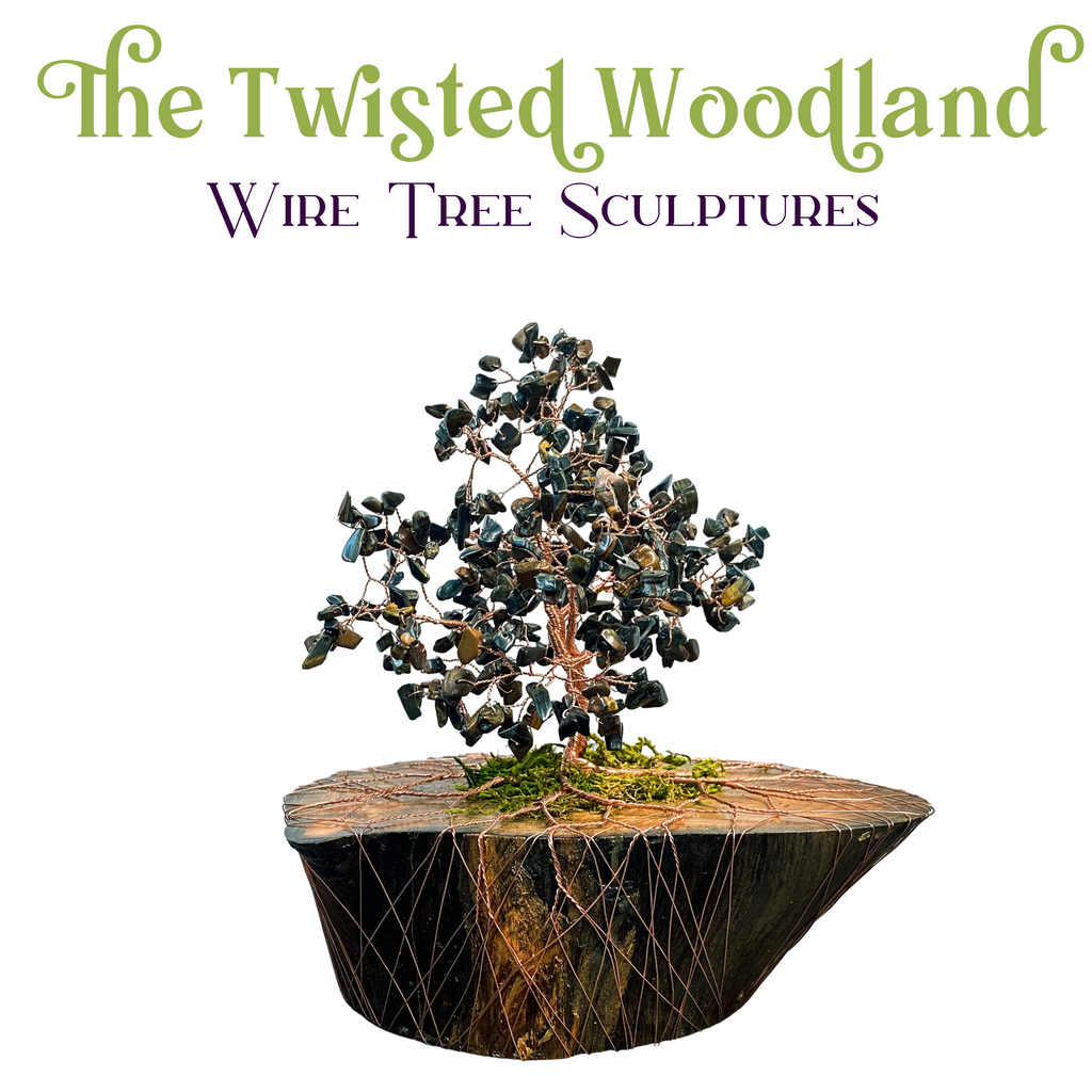 The Twisted Woodland Wire Tree Sculptures Collection