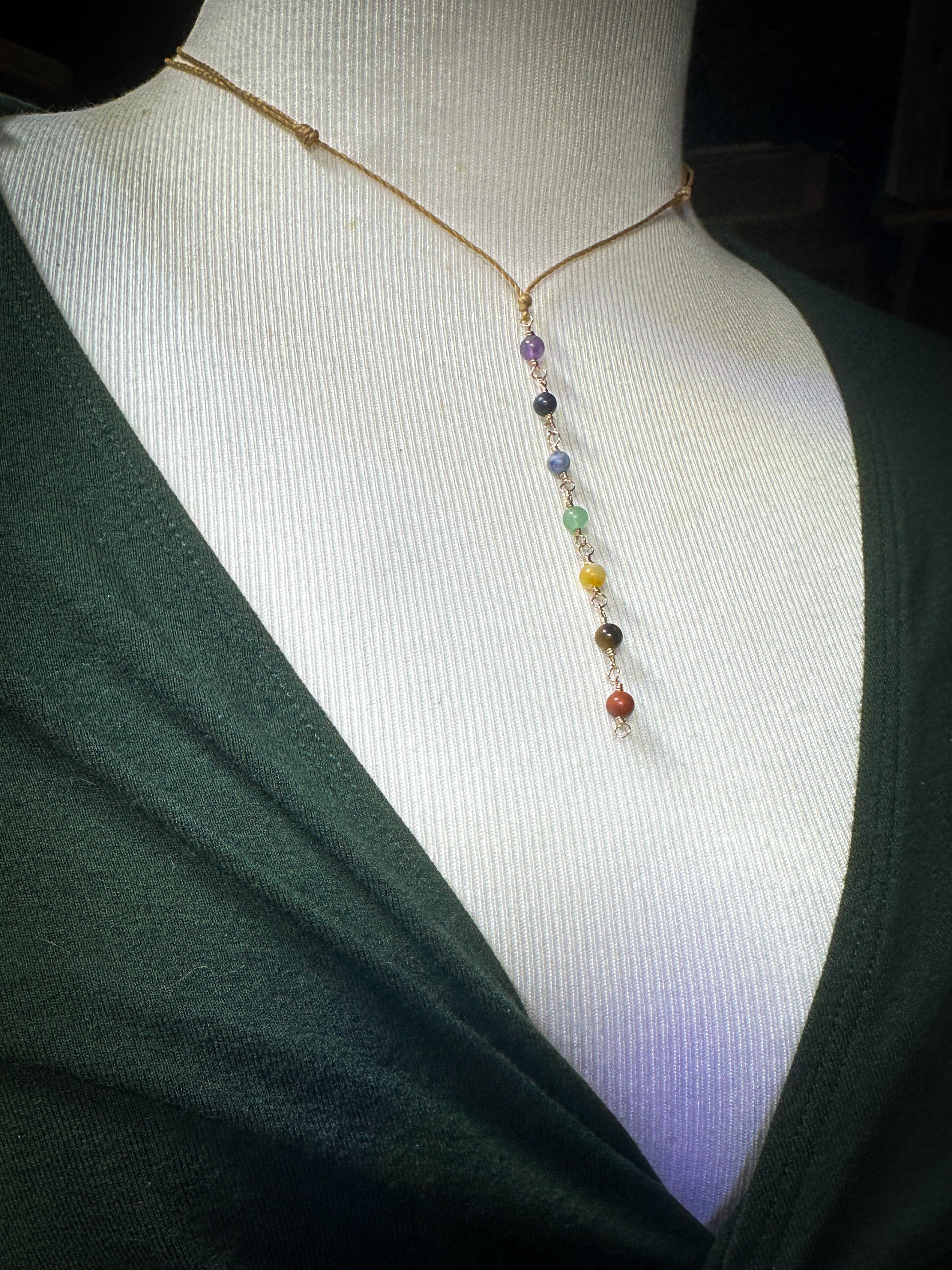 7 Chakra Rainbow Necklace