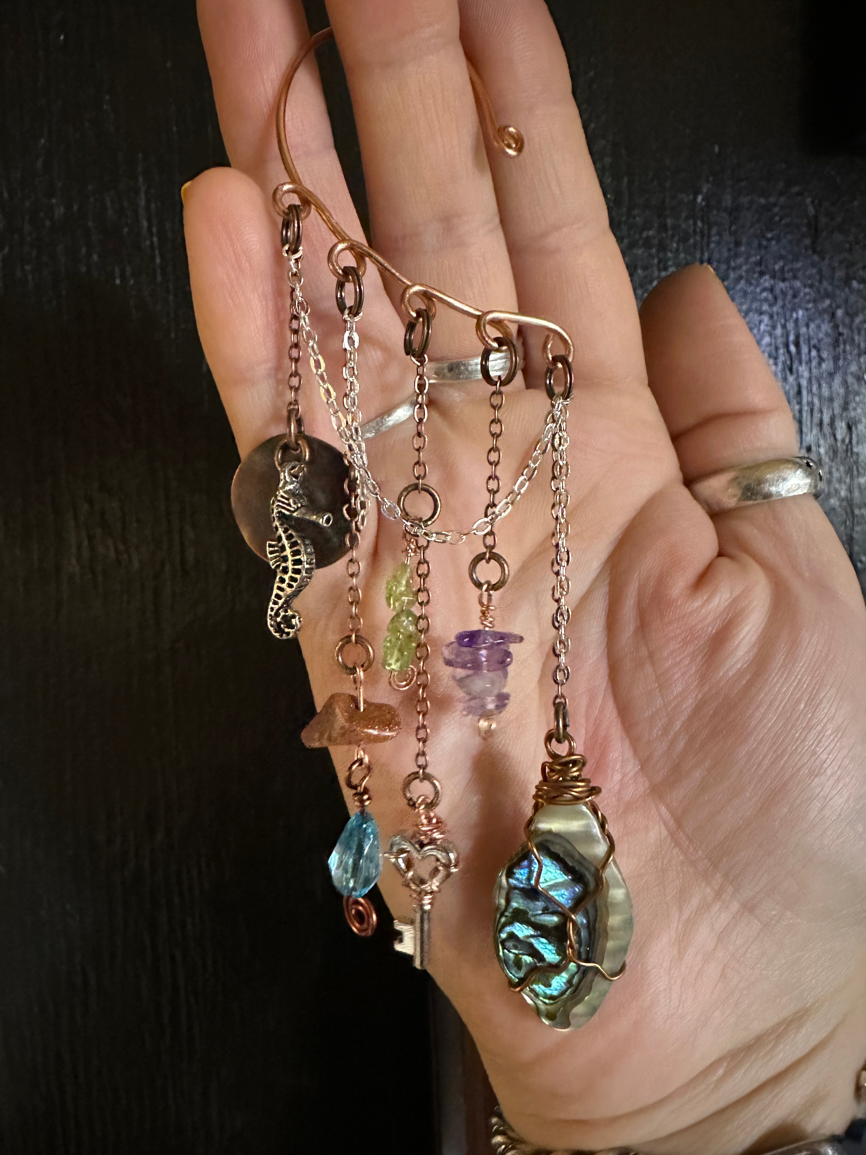 Key to the Sea Copper Ear Cuff