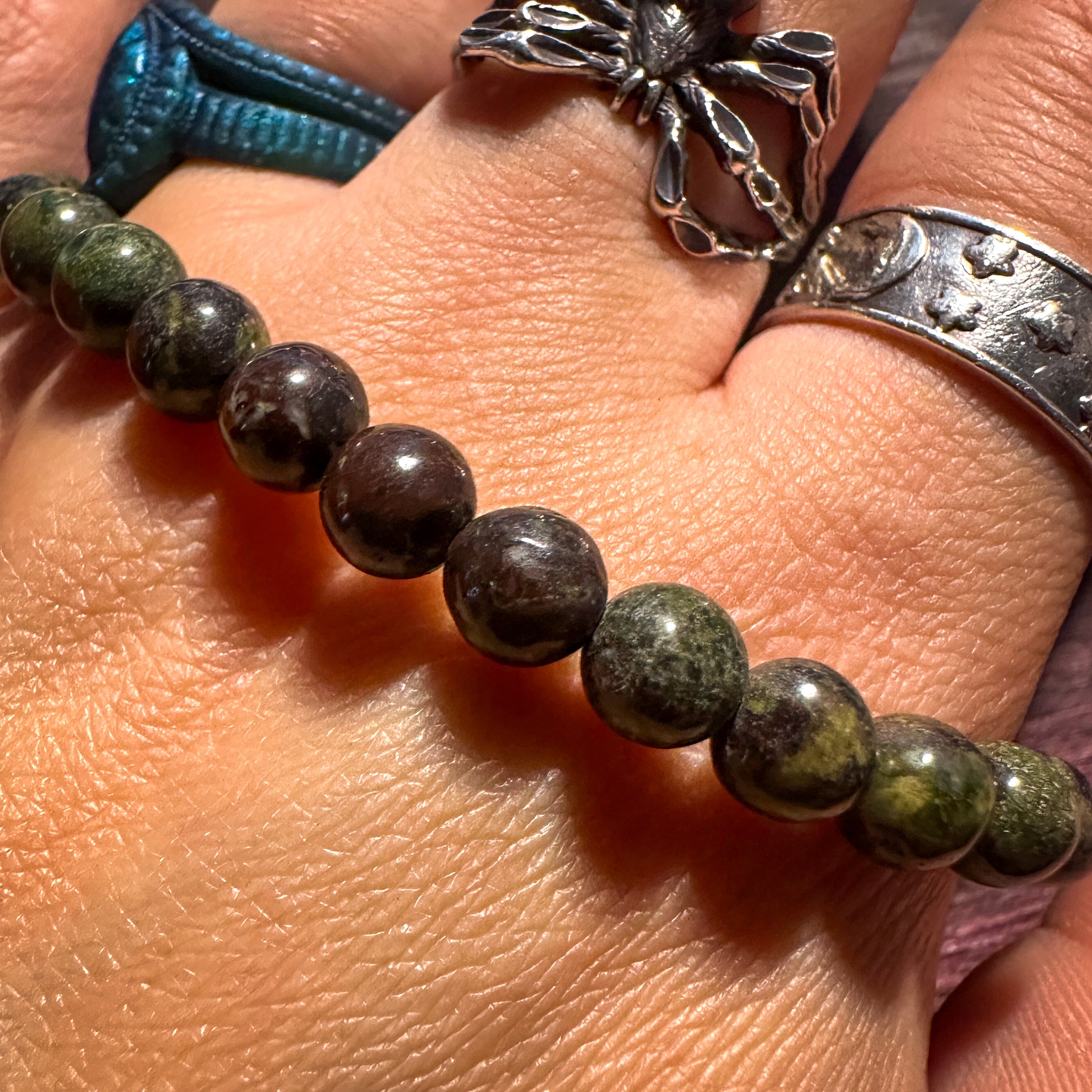 Dragon Bloodstone Bracelet
