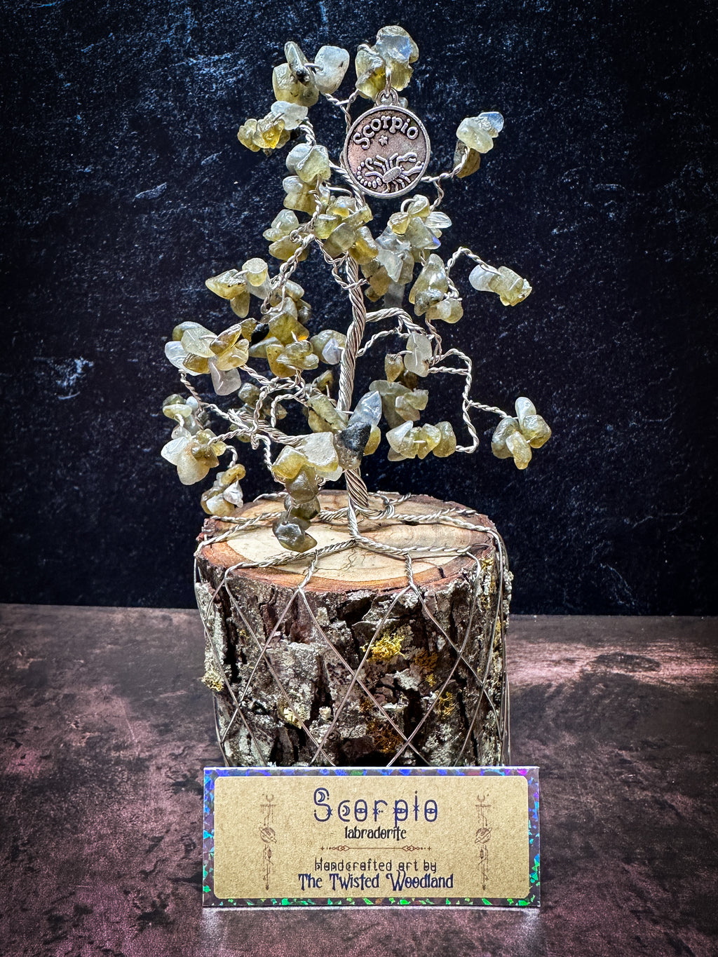 Zodiac Wire Tree Sculpture