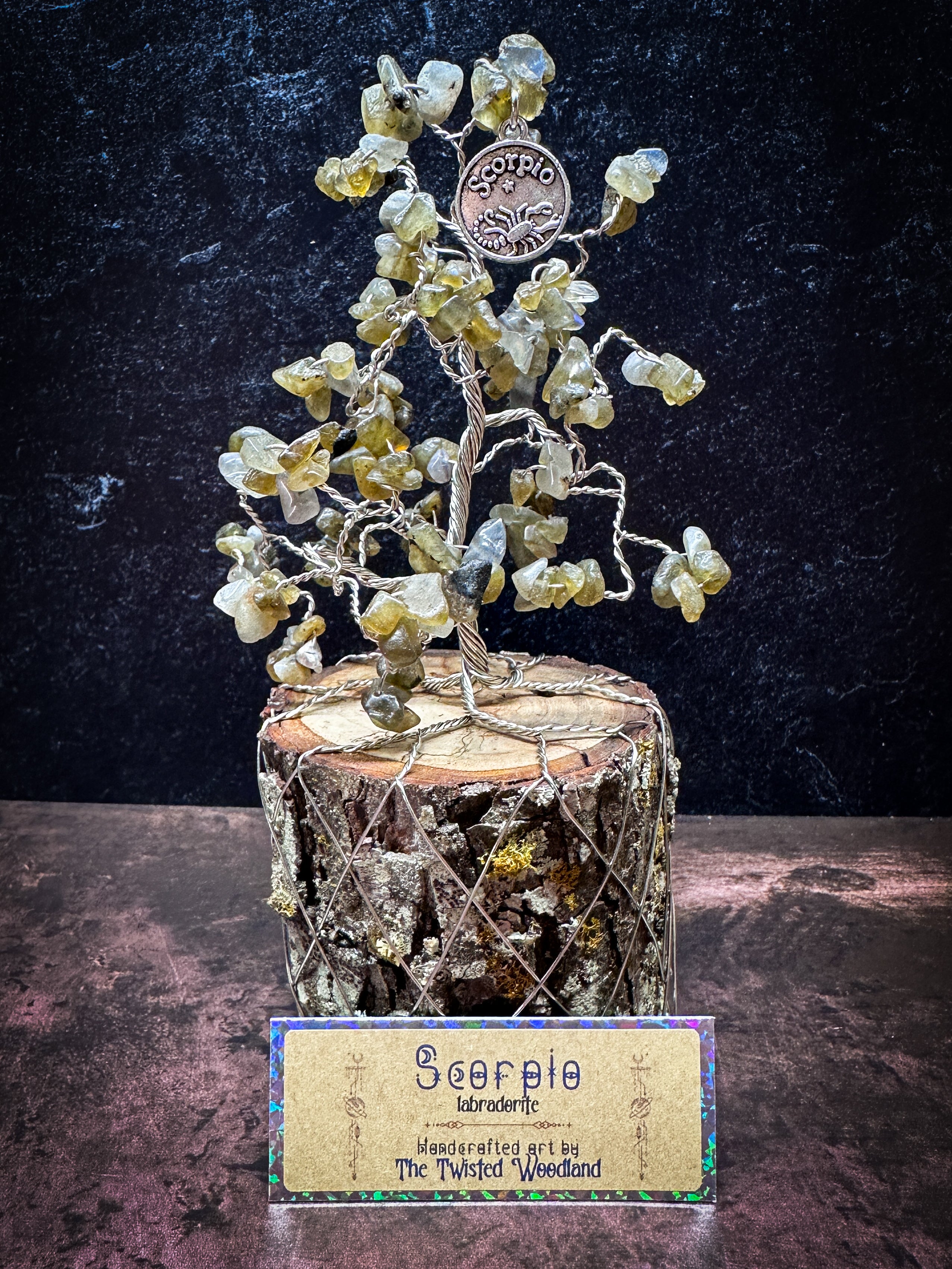 Zodiac Wire Tree Sculpture