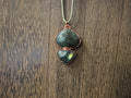 Double Labradorite Pendant Necklace