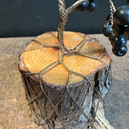 Black Onyx Wire Tree Sculpture