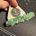 Green Aventurine Beaded Hair Barrette