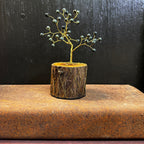 Kambaba Jasper Wire Tree Sculpture