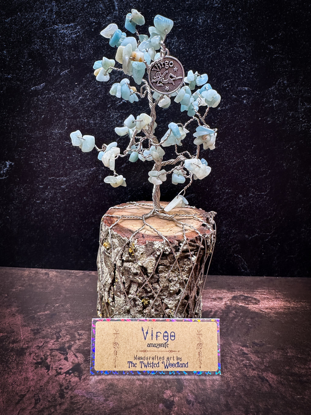 Zodiac Wire Tree Sculpture