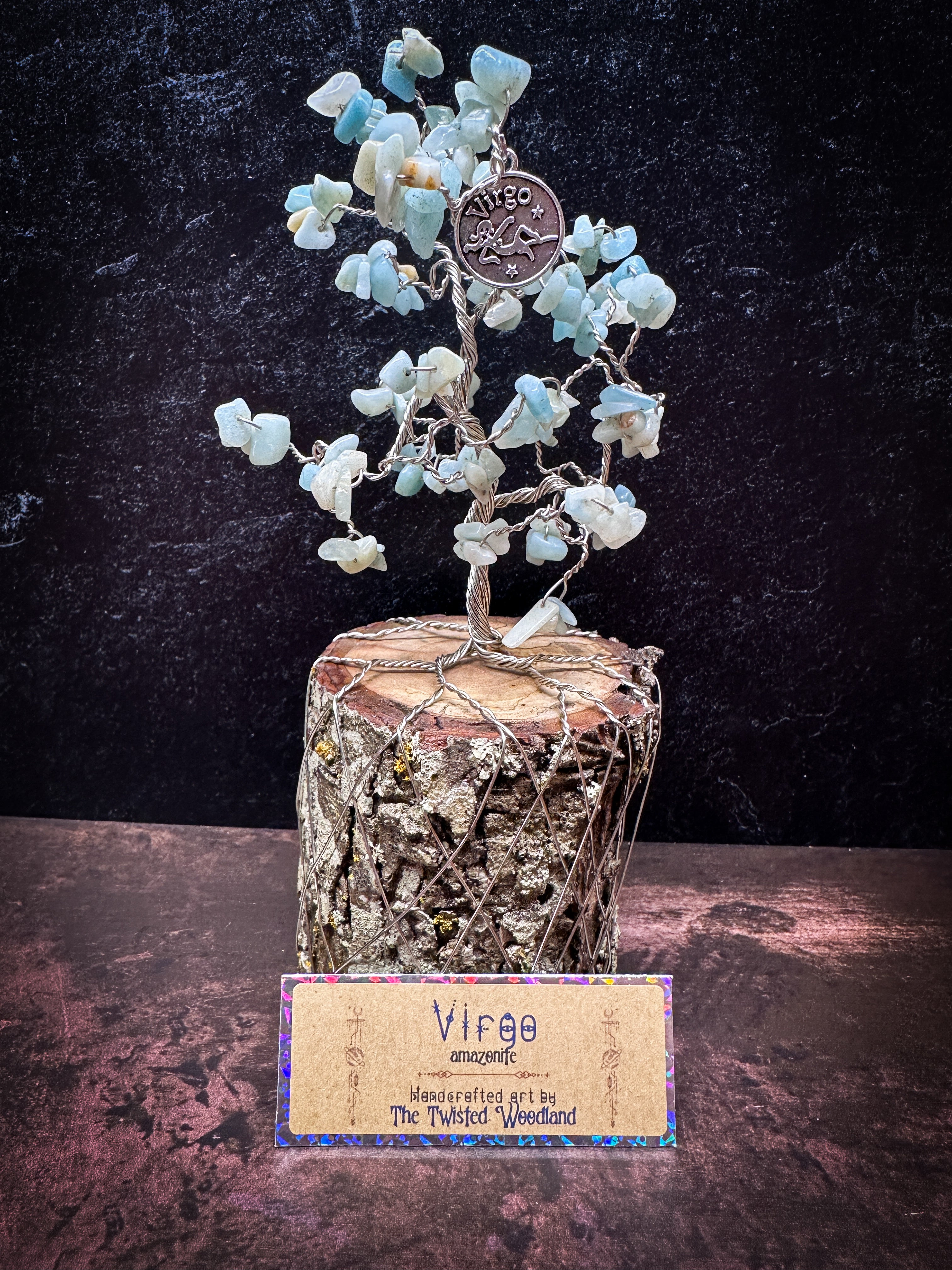 Zodiac Wire Tree Sculpture