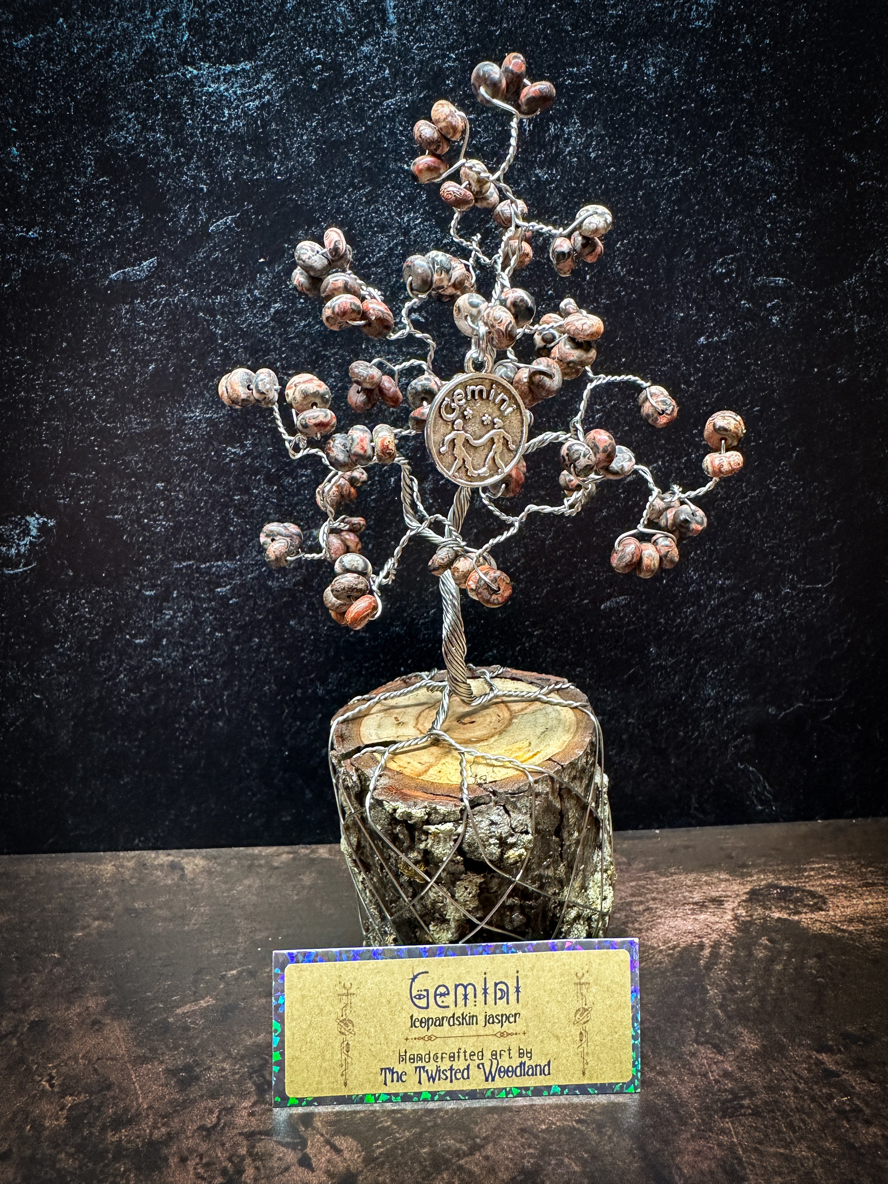 Zodiac Wire Tree Sculpture
