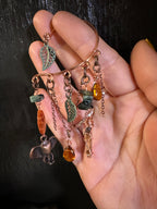 Fortitude - Elephant Emerald Copper Ear Cuff