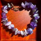 Amethyst Chip Bracelet
