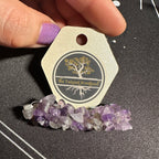 Amethyst Beaded Hair Barrette