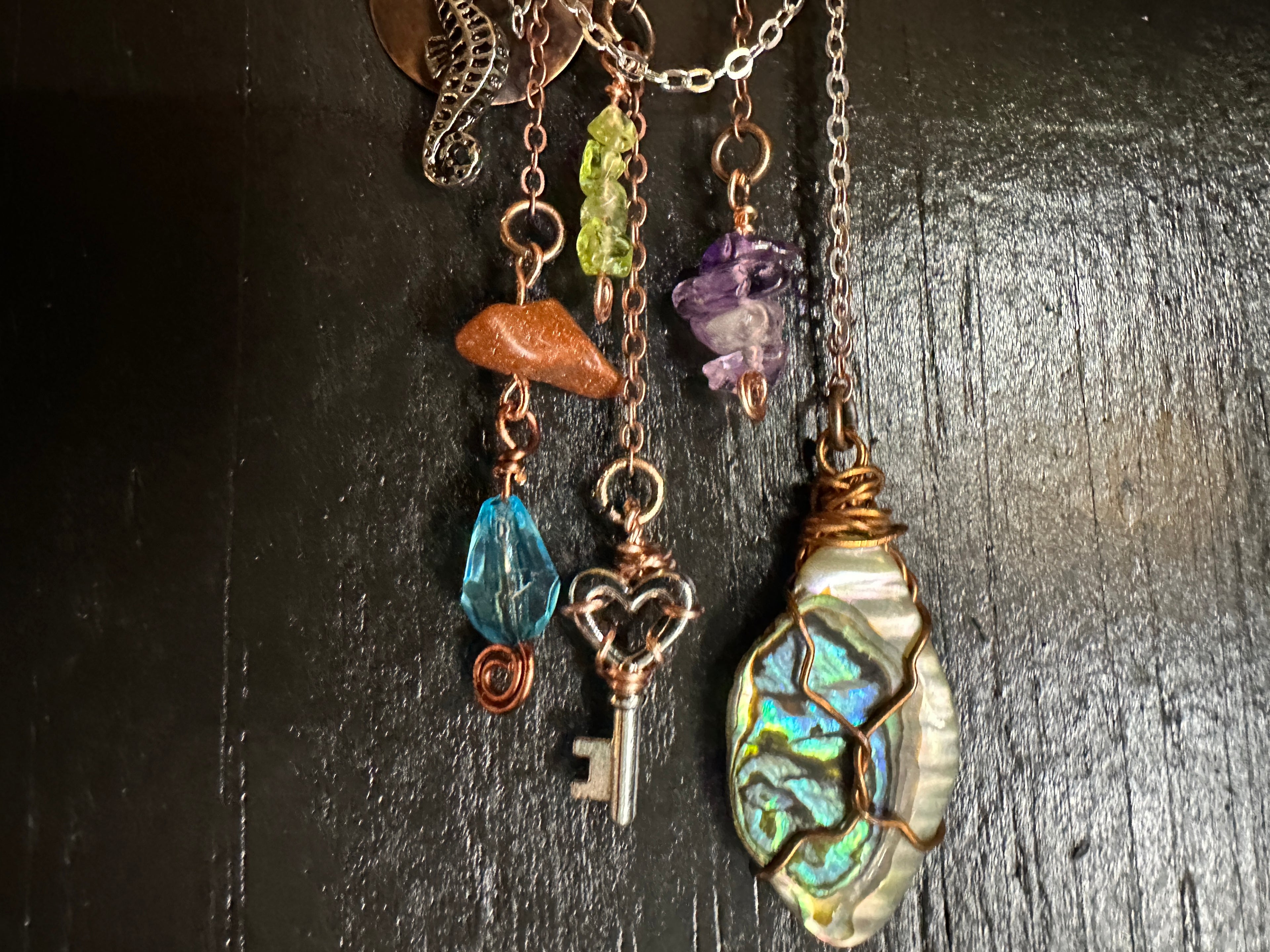 Key to the Sea Copper Ear Cuff