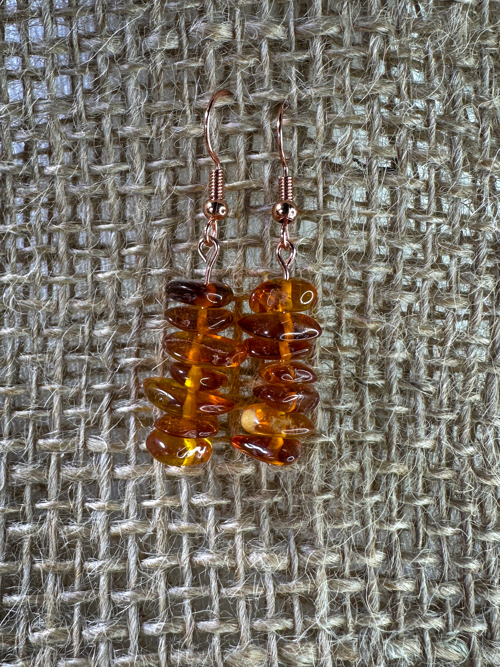 Amber Chip Earrings