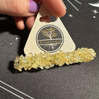 Yellow Citrine Beaded Hair Barrette