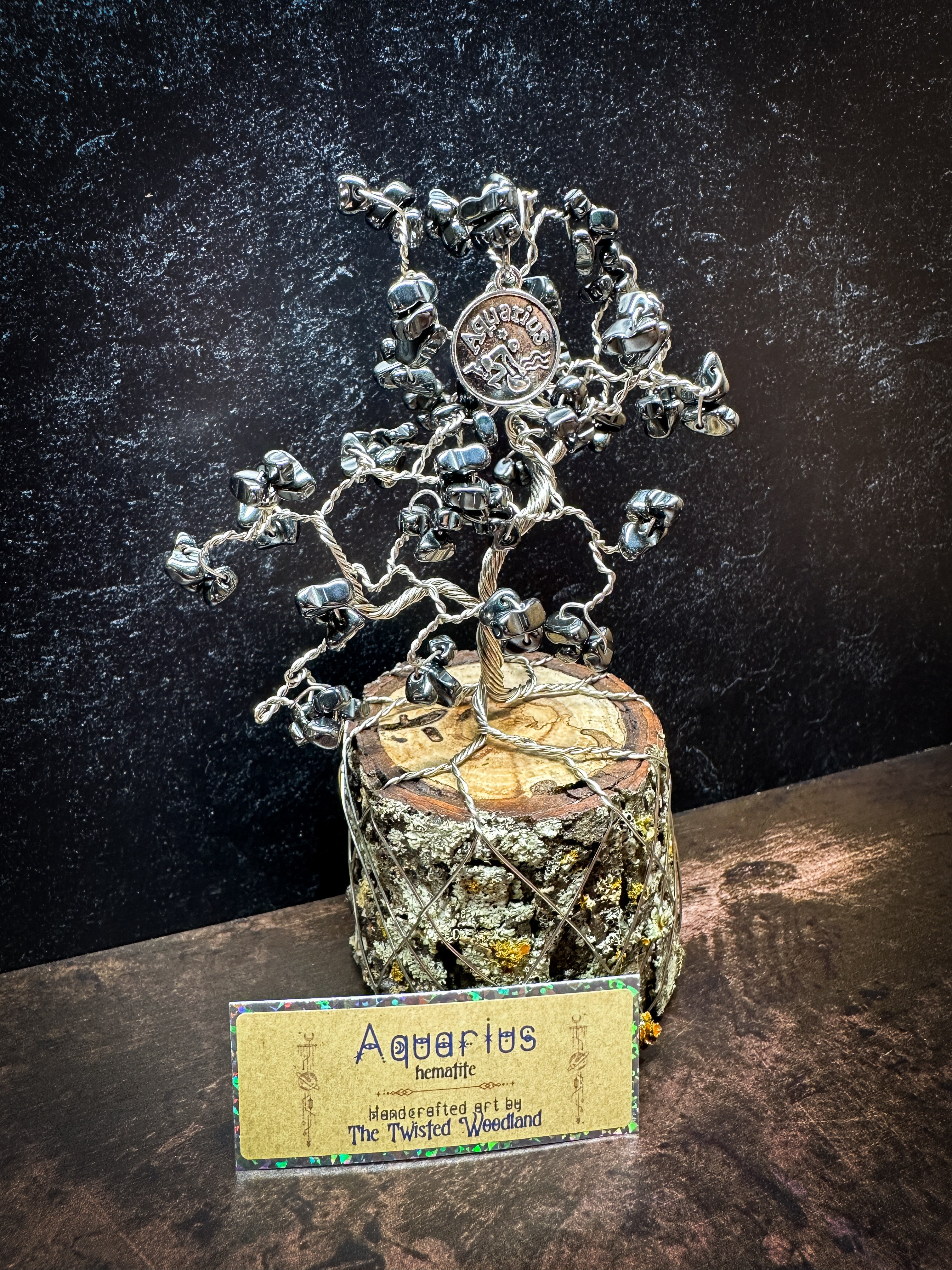 Zodiac Wire Tree Sculpture
