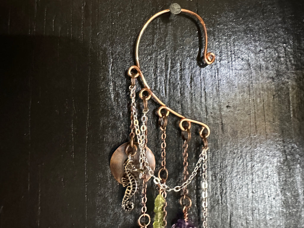 Key to the Sea Copper Ear Cuff