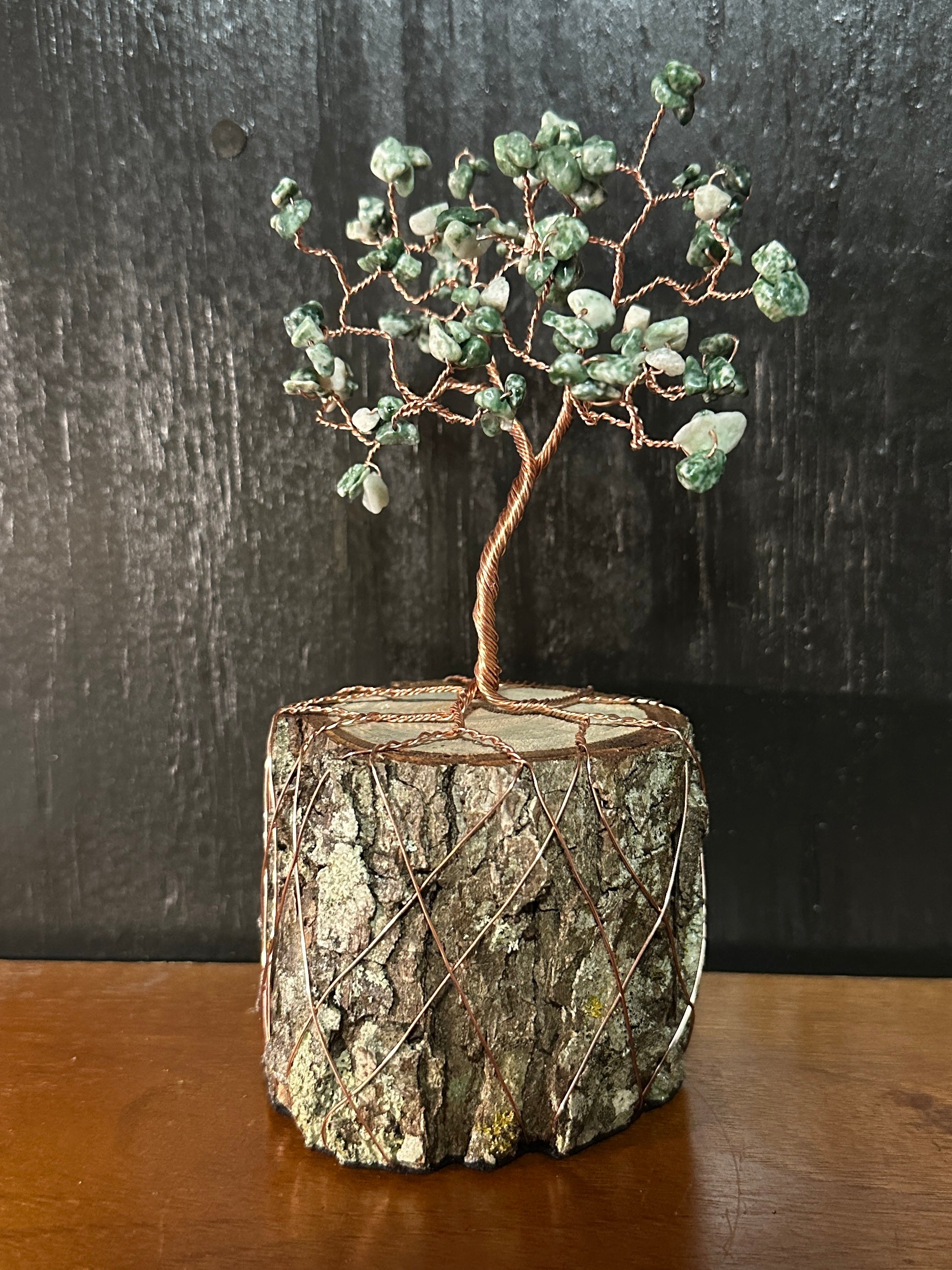 Tree Agate Copper Wire Tree