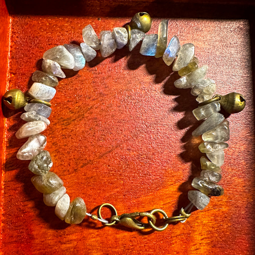 Labradorite Chip Bracelet