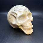 White jade skull