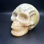 White jade skull
