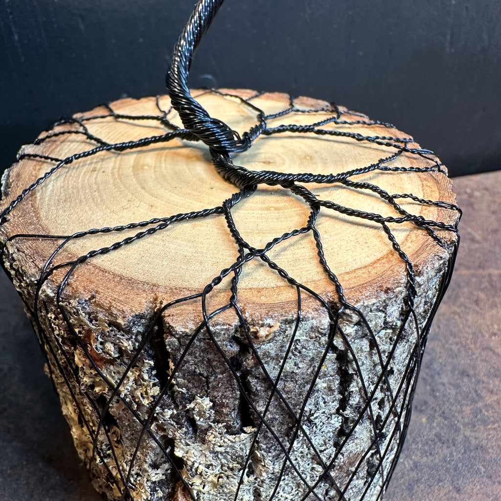 Rainbow Moonstone Wire Tree Sculpture