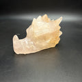 Rose quartz dragon head