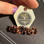 Red Tiger Eye Beaded Hair Barrette