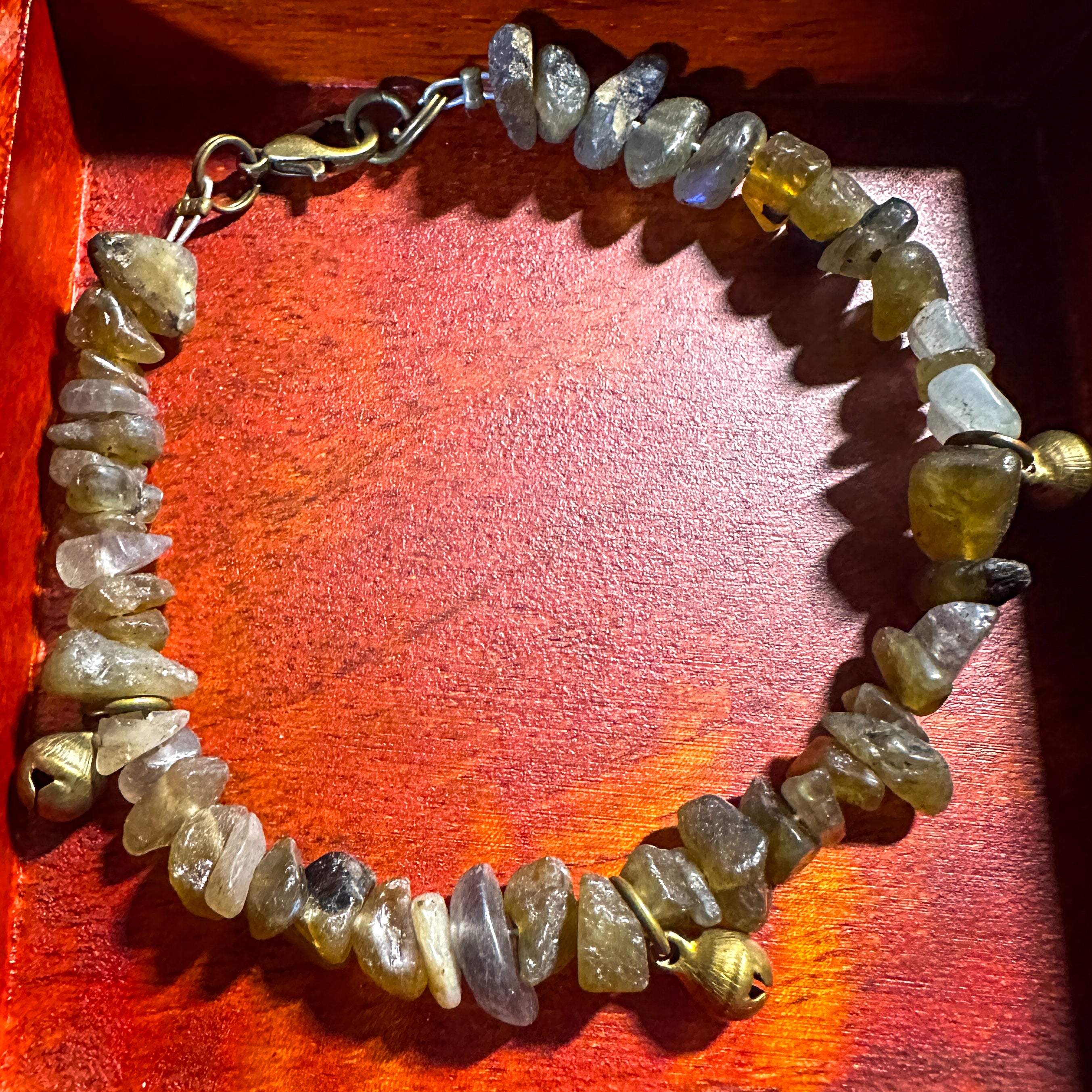 Labradorite Chip Bracelet