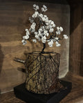 Howlite Wire Tree Sculpture