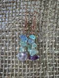 Fluorite Chip Earrings