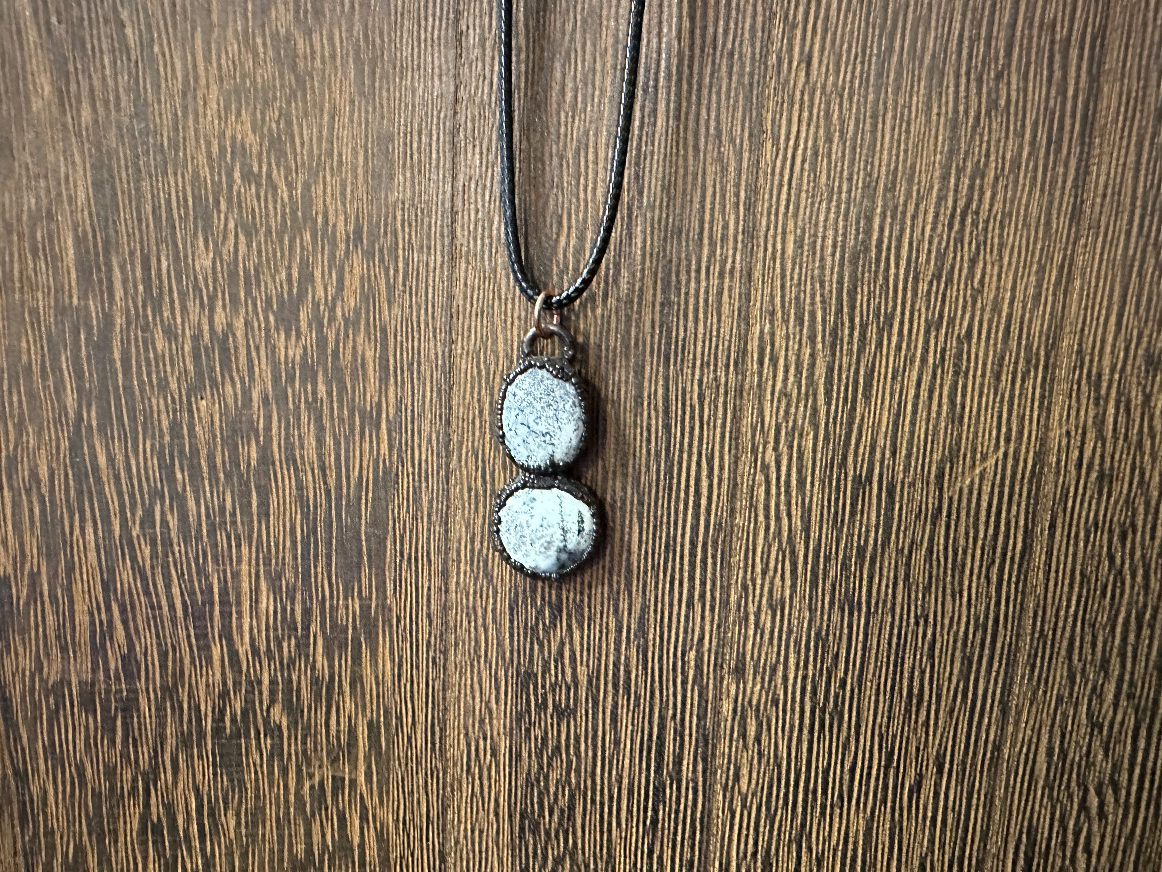 Electroform Dendritic Agate Pendant