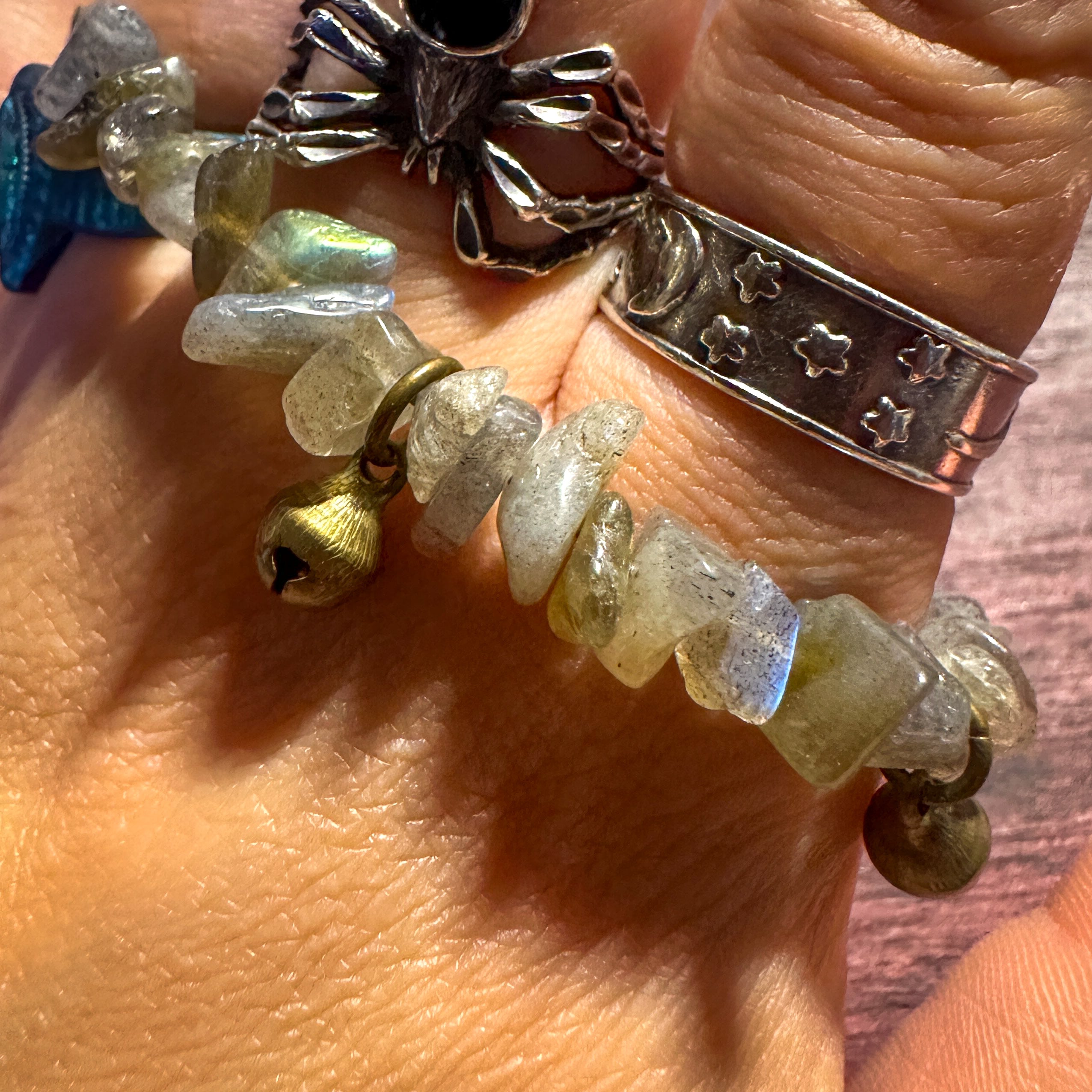 Labradorite Chip Bracelet