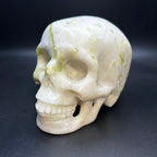 White jade skull