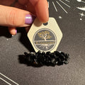 Black Agate Beaded Hair Barrette