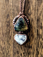 Labradorite and Moonstone Pendant