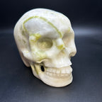 White jade skull