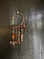 Fortitude - Elephant Emerald Copper Ear Cuff