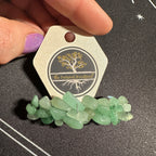 Green Aventurine Beaded Hair Barrette
