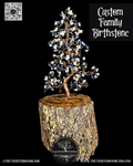 Custom Family Birthstone Wire Tree