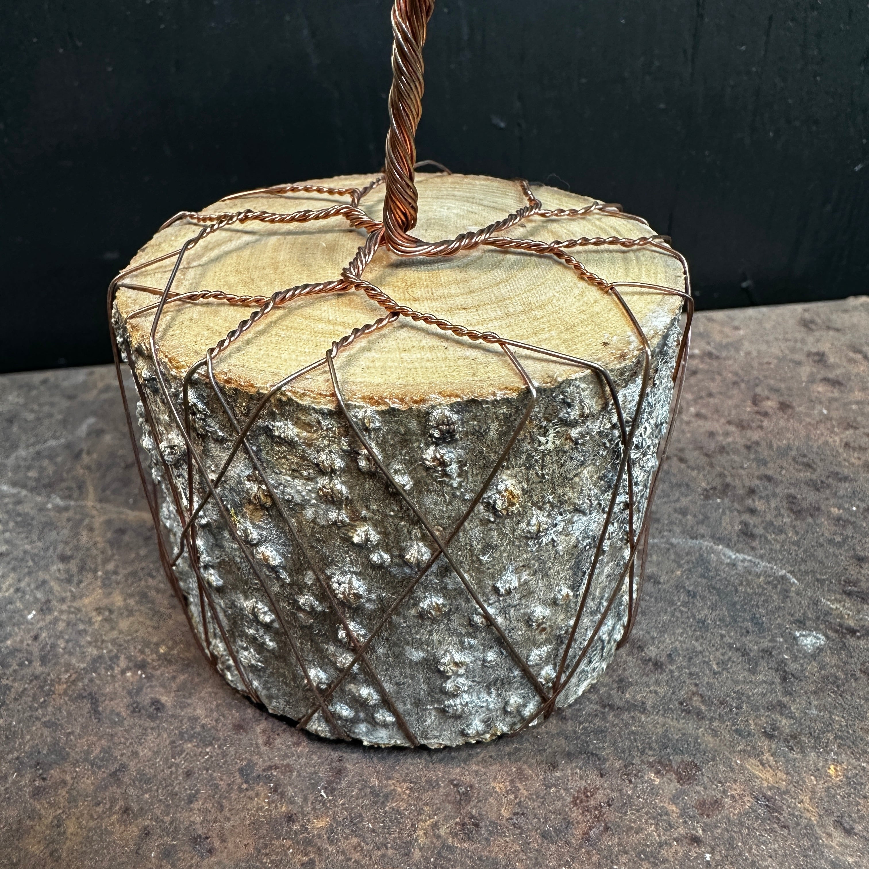 Leopardskin Jasper Wire Tree