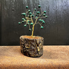 Green Malachite Wire Tree