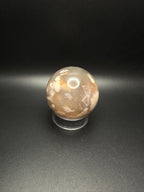 Flower agate sphere