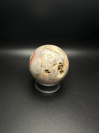 Flower agate sphere