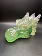 Fluorite dragon head