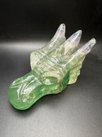 Fluorite dragon head