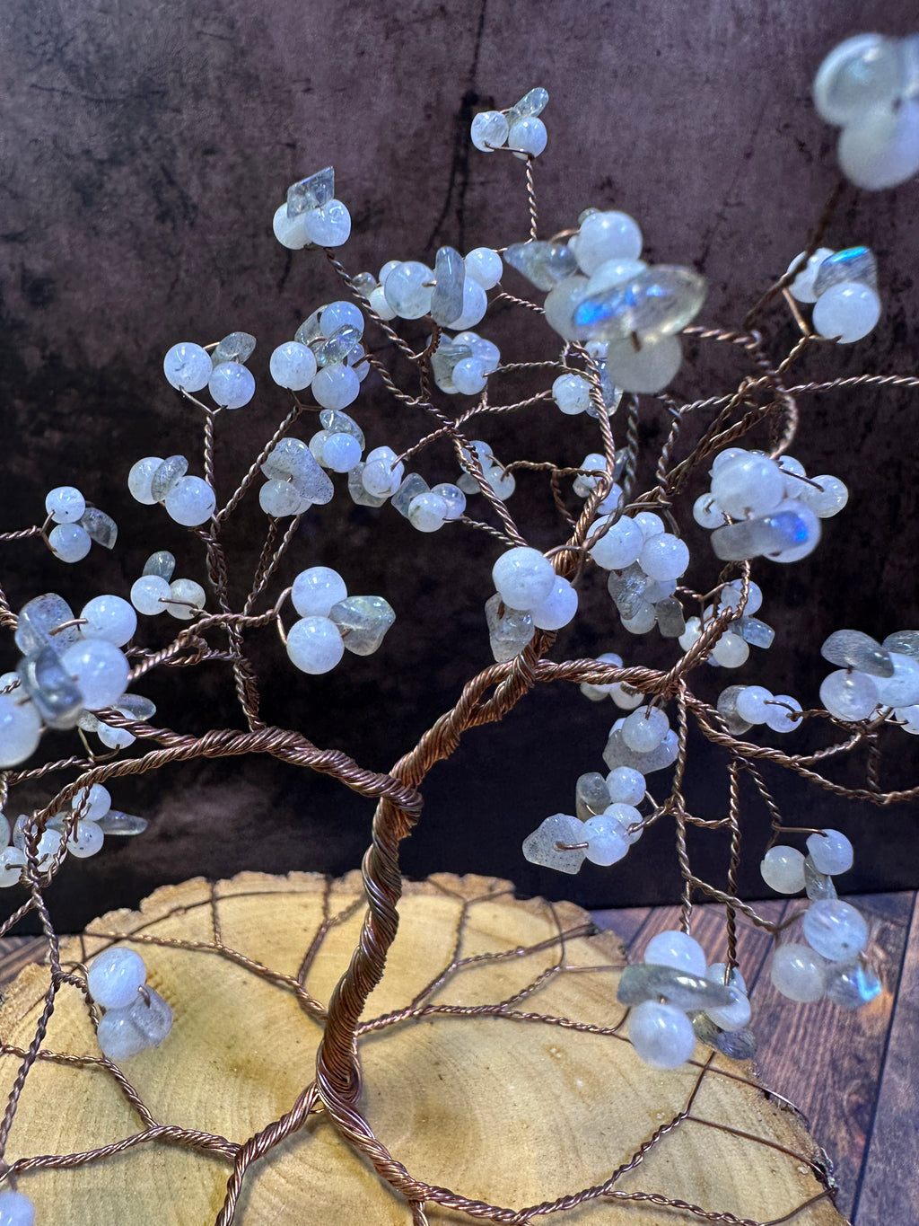 Moonstone and Labradorite Tree of Life