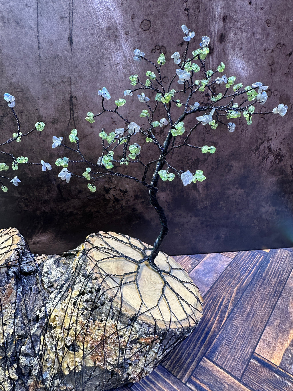 Labradorite and Peridot Tree of Life