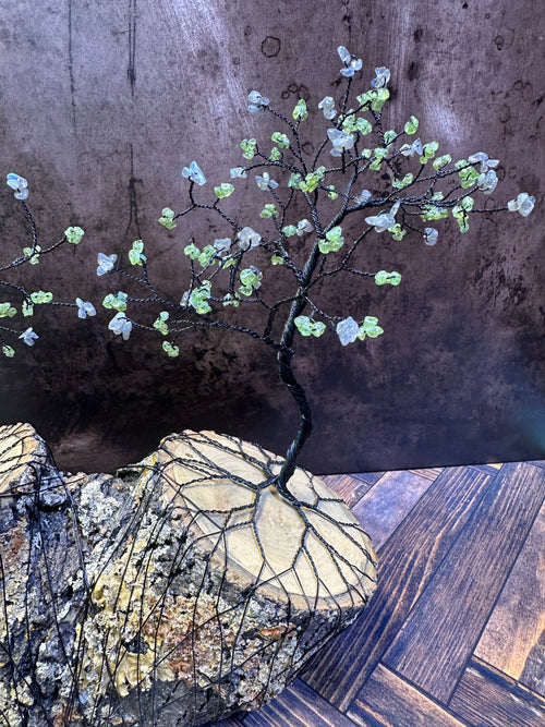 Labradorite and Peridot Tree of Life