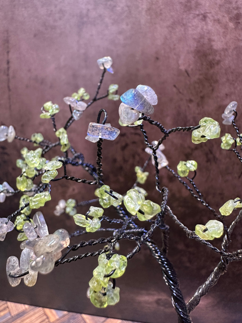 Labradorite and Peridot Tree of Life